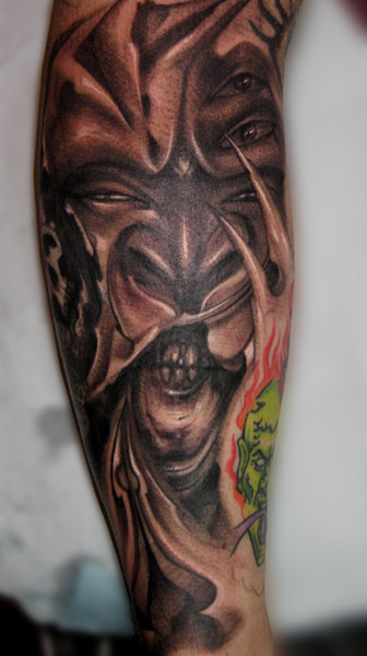 Tattoos - Brian Murphy - Freehand cover up...